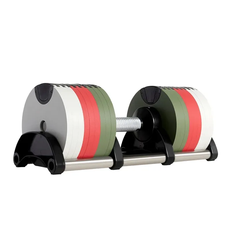Hot-selling Adjustable 24kg Dumbbells Men's and Women's Home Fitness Cast Iron Electroplated Dumbbell Set