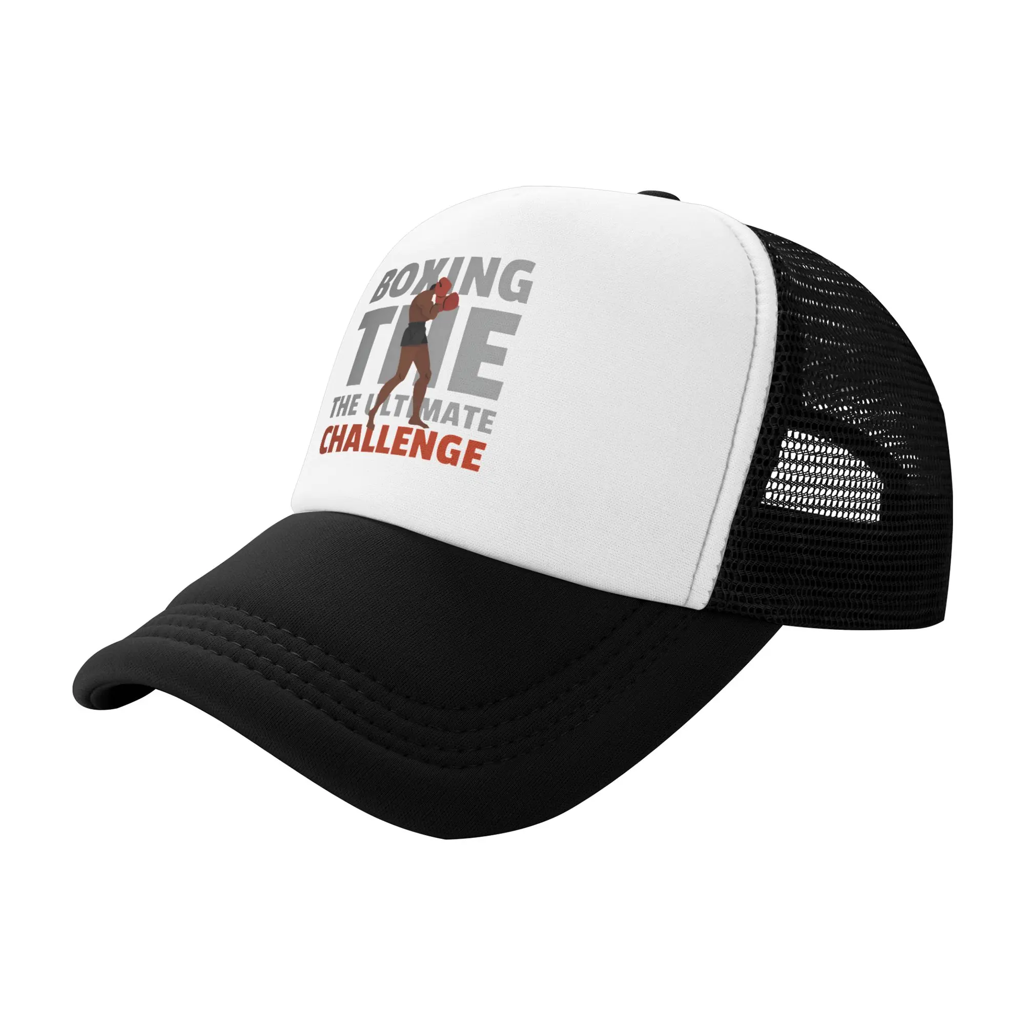 Boxing The Ultimate Challenge Baseball Cap for Men Adjustable Boxer Fighter Life Trucker Hat Streetwear Snapback Dad Hats