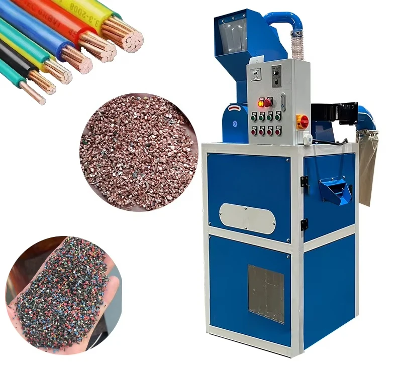 Industrial Magnetic Copper Wire Granulator Machine with Efficient Crusher 50kg Automatic Processing System