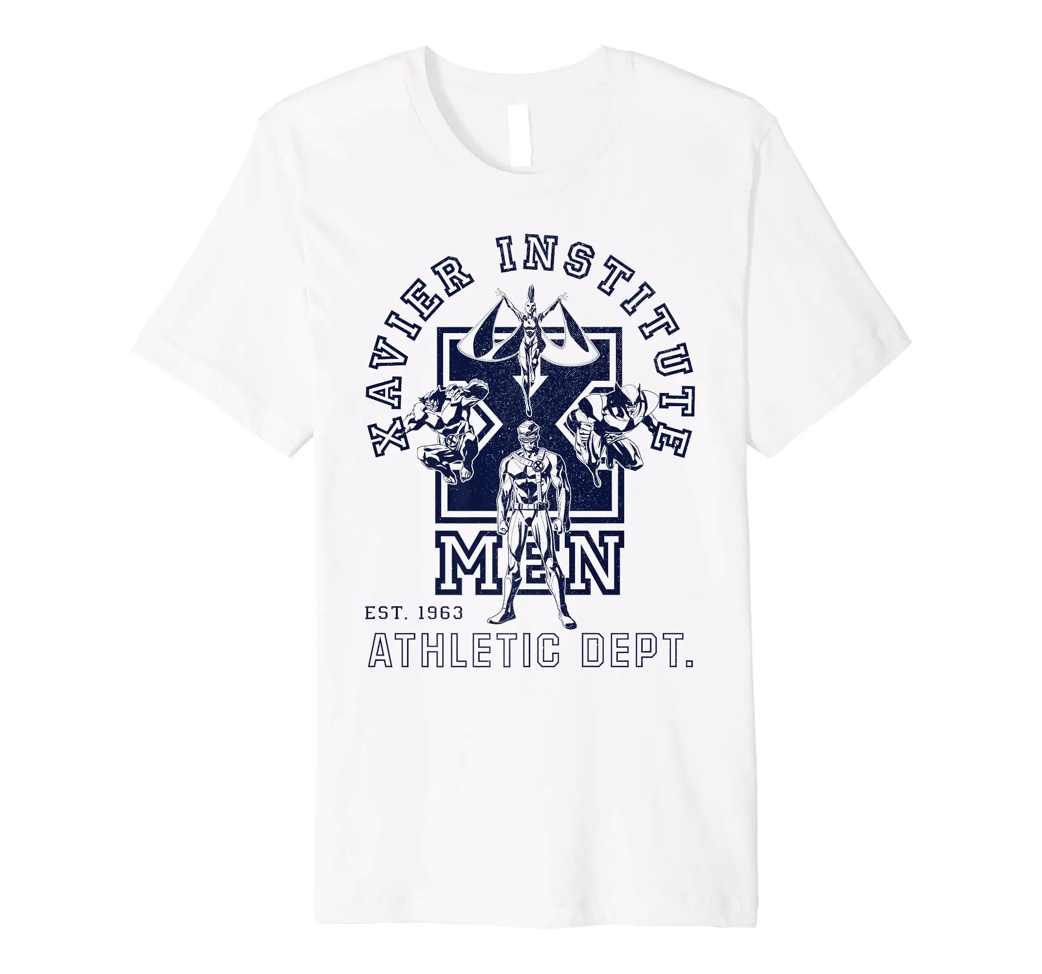   Xavier Institute Athletic Dept. Line Art Premium T-Shirt