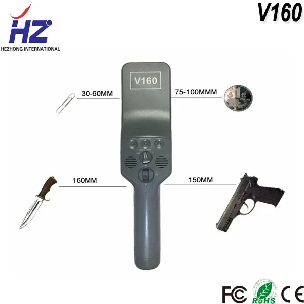 High sensitivity shoes & soles metal detector V160