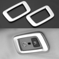 2pcs Car Roof Rear Reading Light Decorative Frame for Volvo S90 XC60 XC90 V90 S60 V60 XC40 Hollow Cover Trim Sticker Accessories