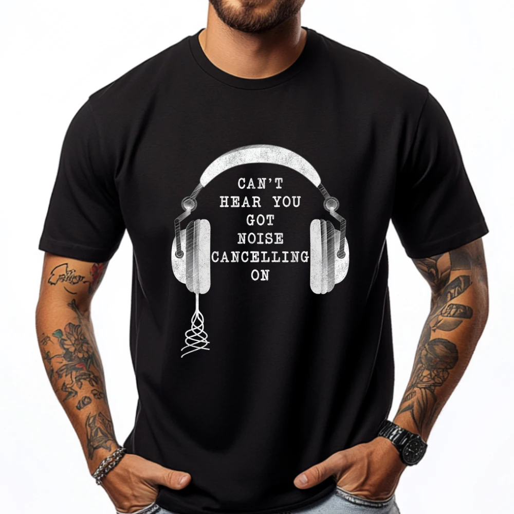 

Can It Hear You Got Noise Cancelling On Funny Shirts Casual Everyday Long Sleeve T-Shirt