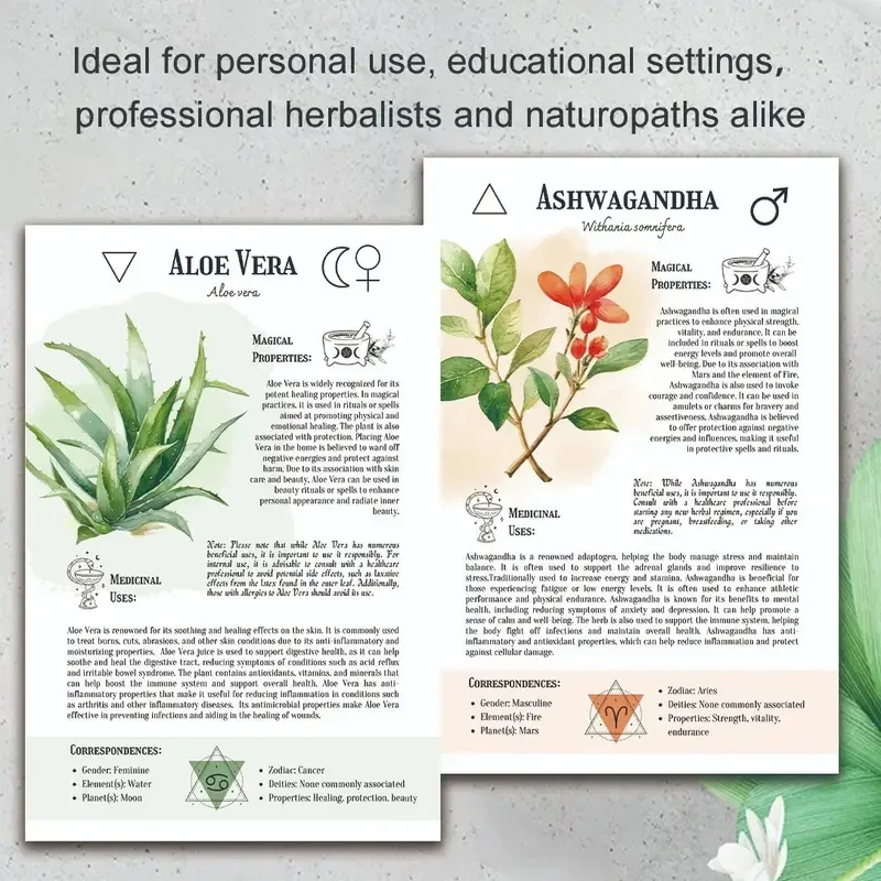 دليل العلاجات الطبيعية مع علاج قديم لصحة الأسرة غطاء PP دفتر ملاحظات مقاوم للماء لهدية السفر في المكتب المنزلي