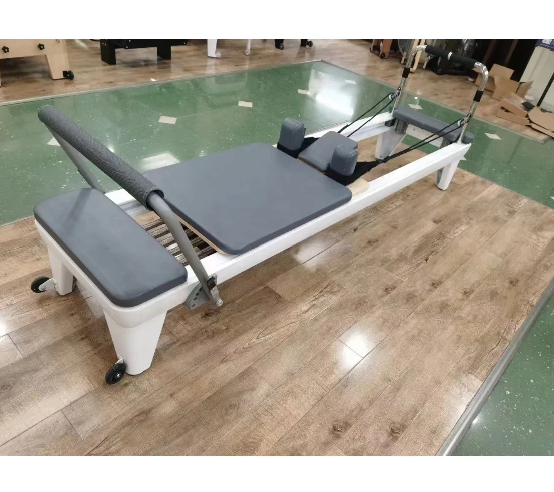 Pilates Yoga Ball Workout - Professionelles Yoga-Aluminium-Pilates-Core-Reformer-Bett für Körpertraining Pilates-Reformer-Gerät