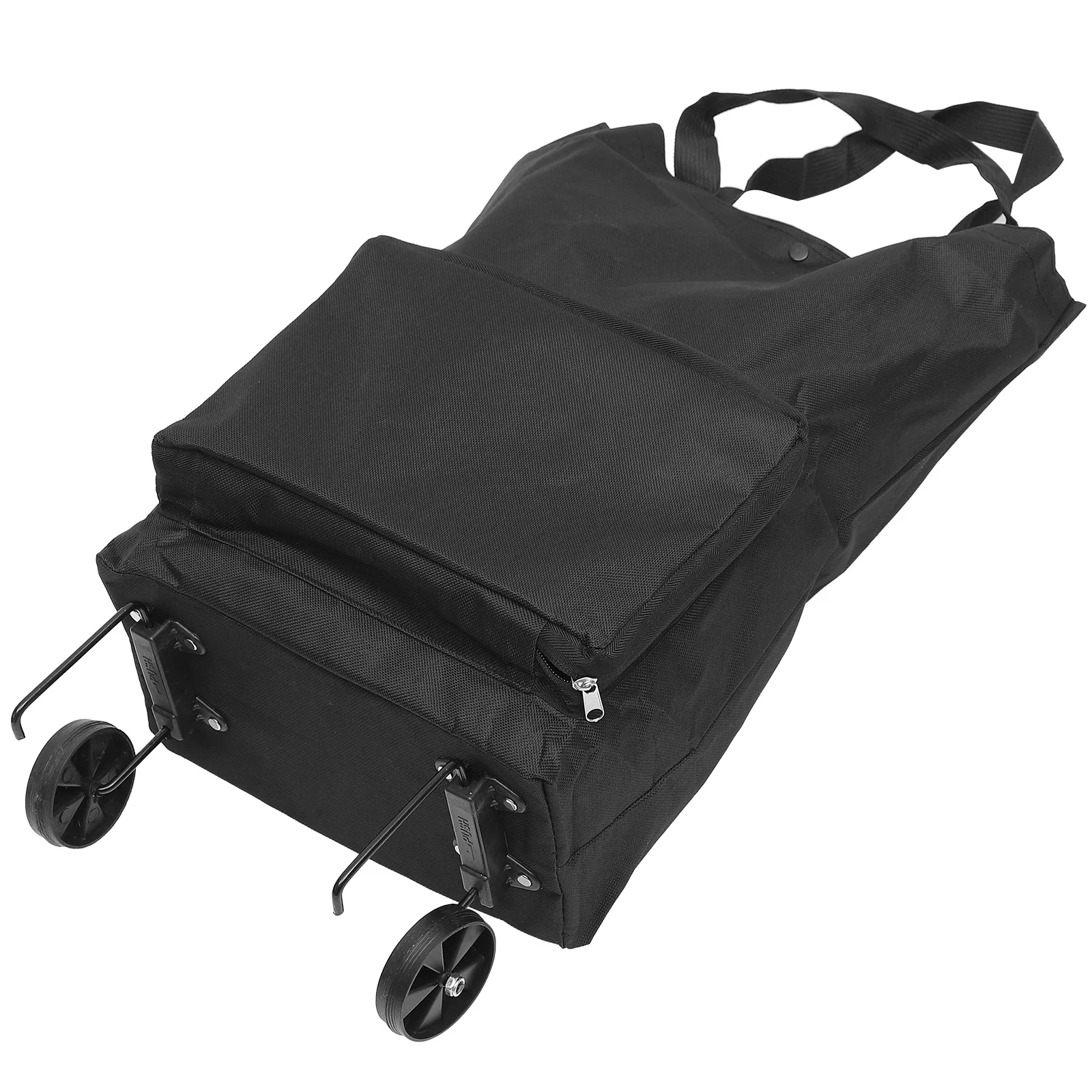 Tug Bag Trolley Bags Large Capacity Grocery Shopping with Wheel Storage Foldable Oxford Cloth Elderly Reusable