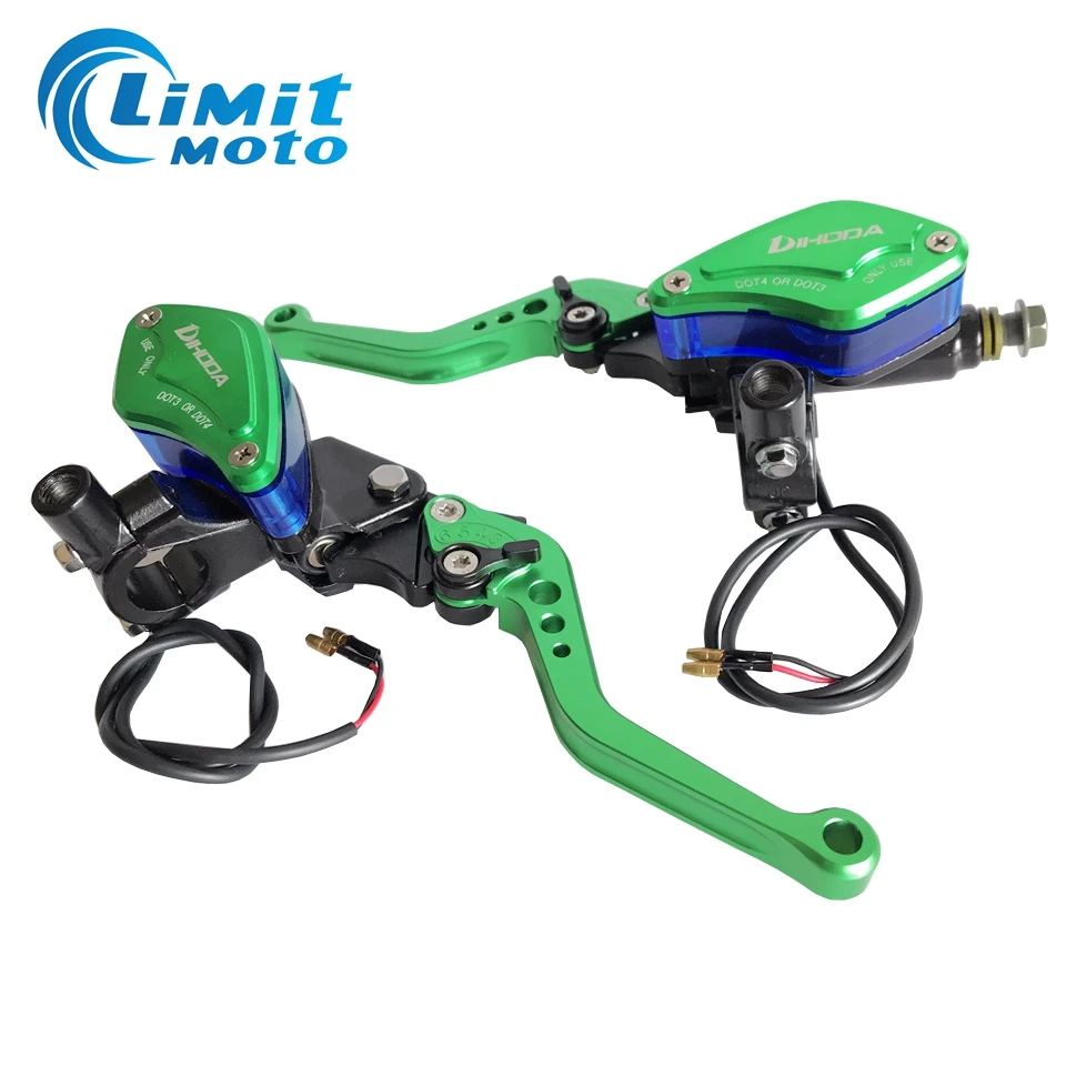 1 pair Universal Motorcycle Hydraulic Clutch Brake Pump Master Cylinder For Yamaha Kawasaki Suzuki Honda 22mm 7/8\'\' Handlebar