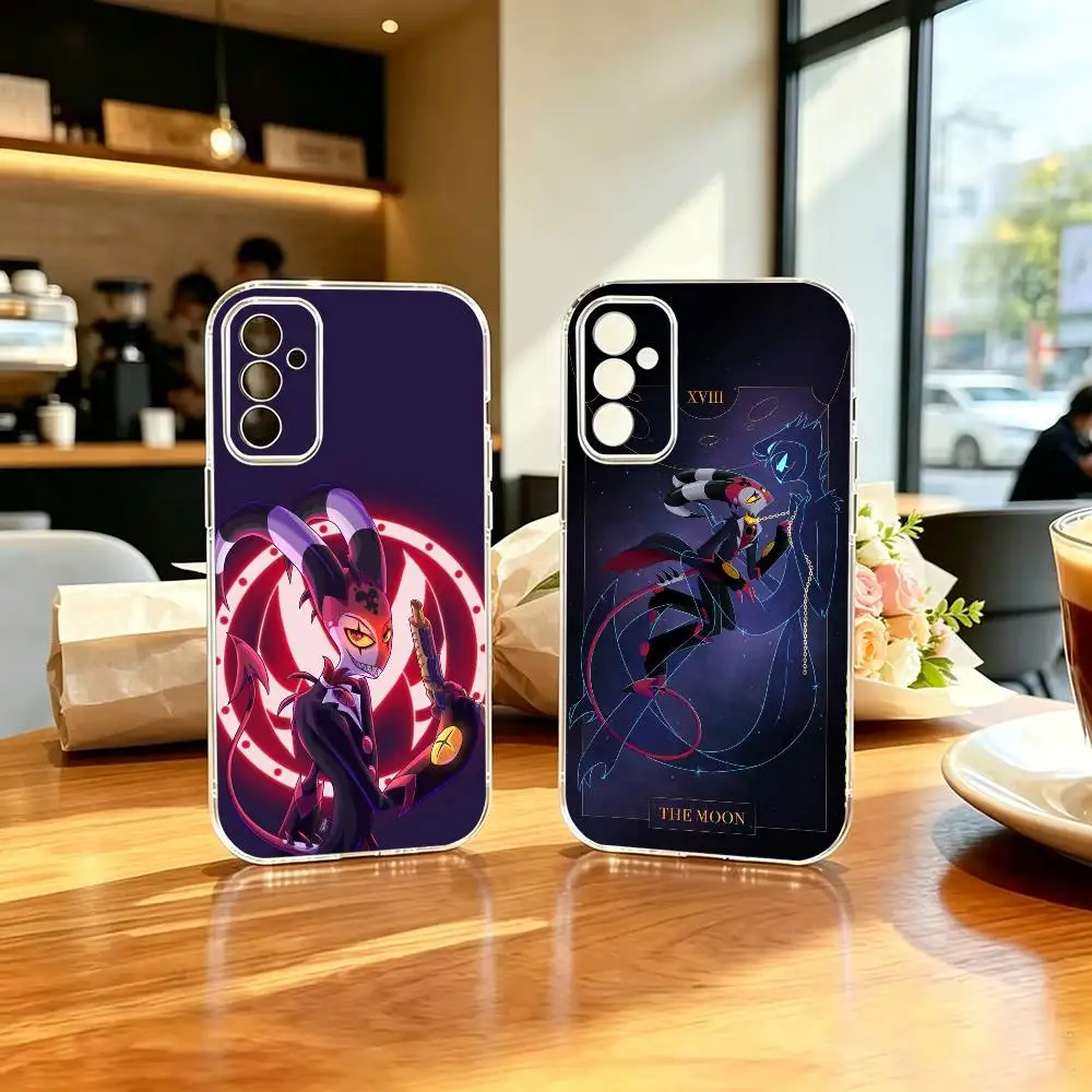 Likes to boast IMP BOSS Blitzo  Stand Phone Case Transparent TPU For Samsung A71, A70, A52, A51, A40, A30, A20