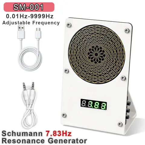 2026 New TYPE-C Powered Desktop 7.38Hz Schumann Resonance Generator Adjustable Frequency 0.0Hz-9999Hz Sine-Wave Output