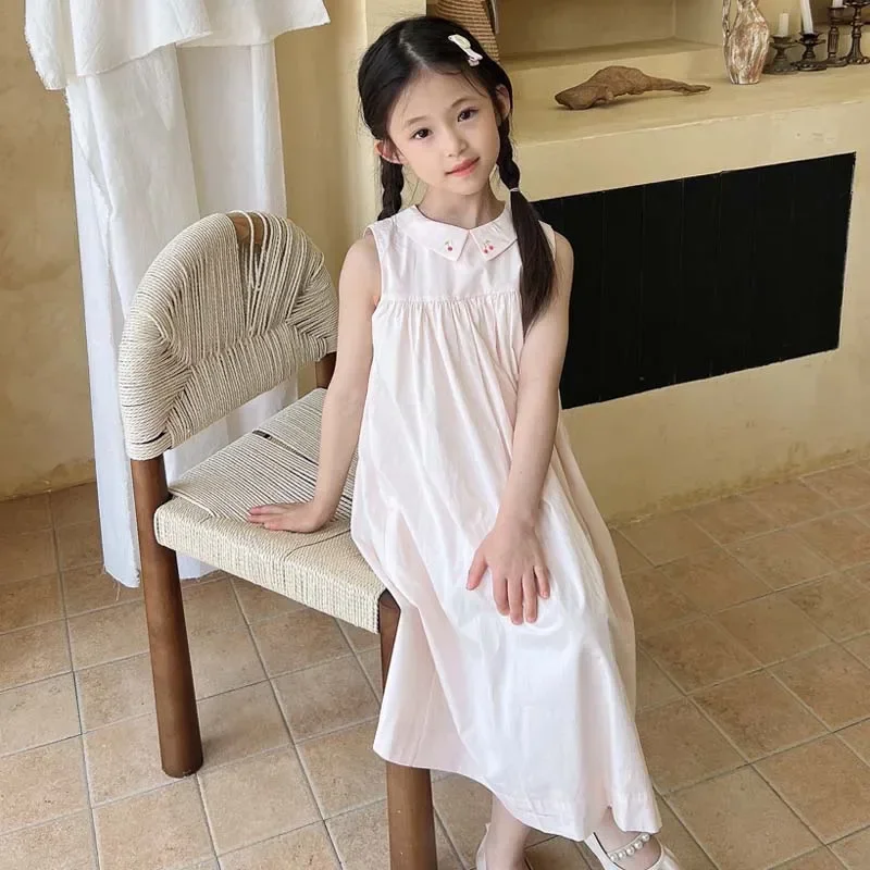 

2025 BP Summer Floral Dress Baby Girl Printed Dress Toddler Girls Clothes Birthday Party Dress for Girls 5y