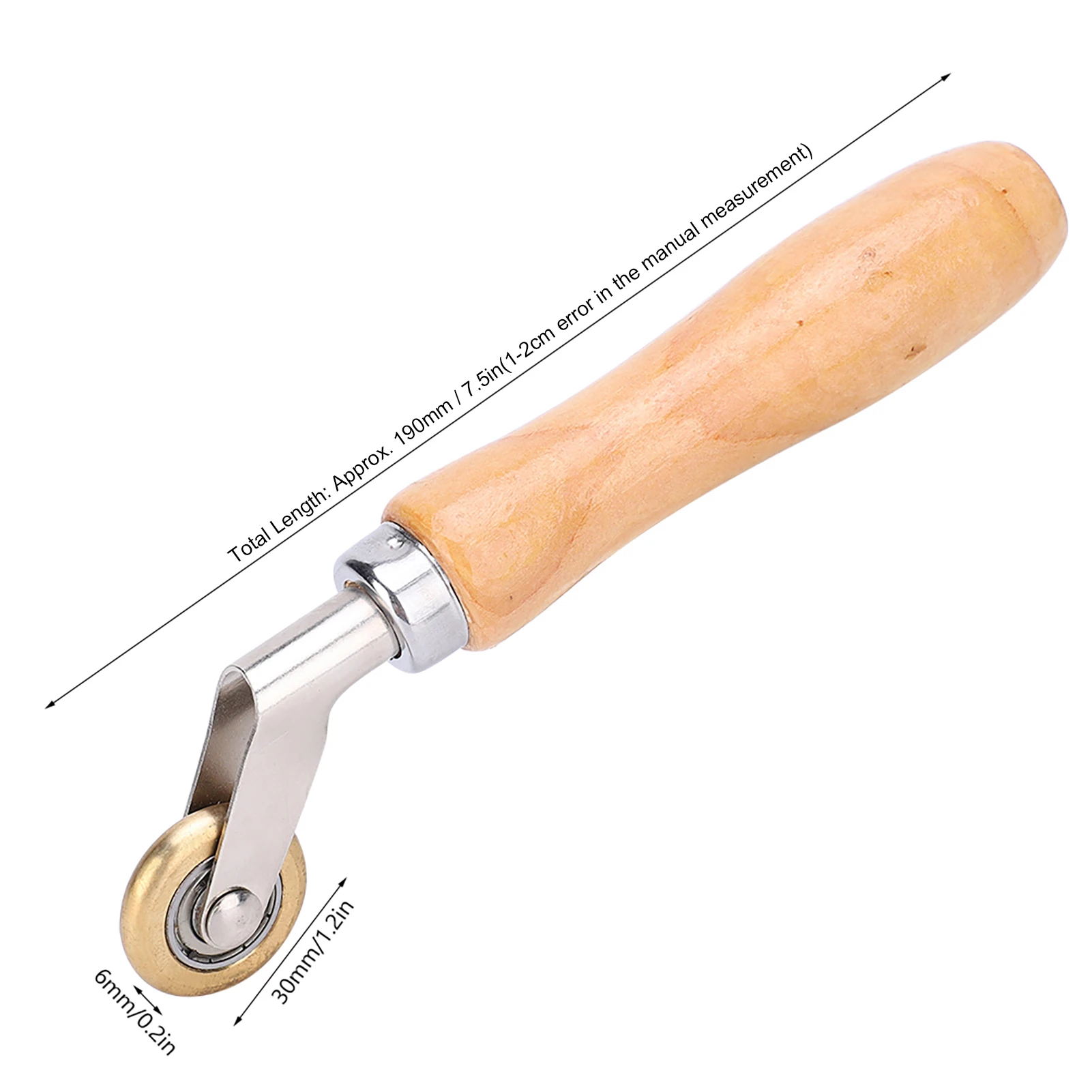 Ручной инструмент «сделай сам», сварочный ручной ролик, водонепроницаемая мембранная материал, угловой шов, латунный пресс-колесо, угловой ролик для шпалер