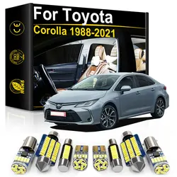 For Toyota Corolla 1988- 2014 2015 2016 2017 2018 2019 2020 2021 Accessories Car Interior LED Light Canbus License Plate Lamp