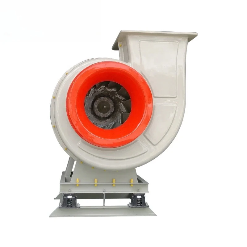 Chemical Resistant Pipeline Ventilation Unit, Industrial Single Inlet Exhaust Draft Blower