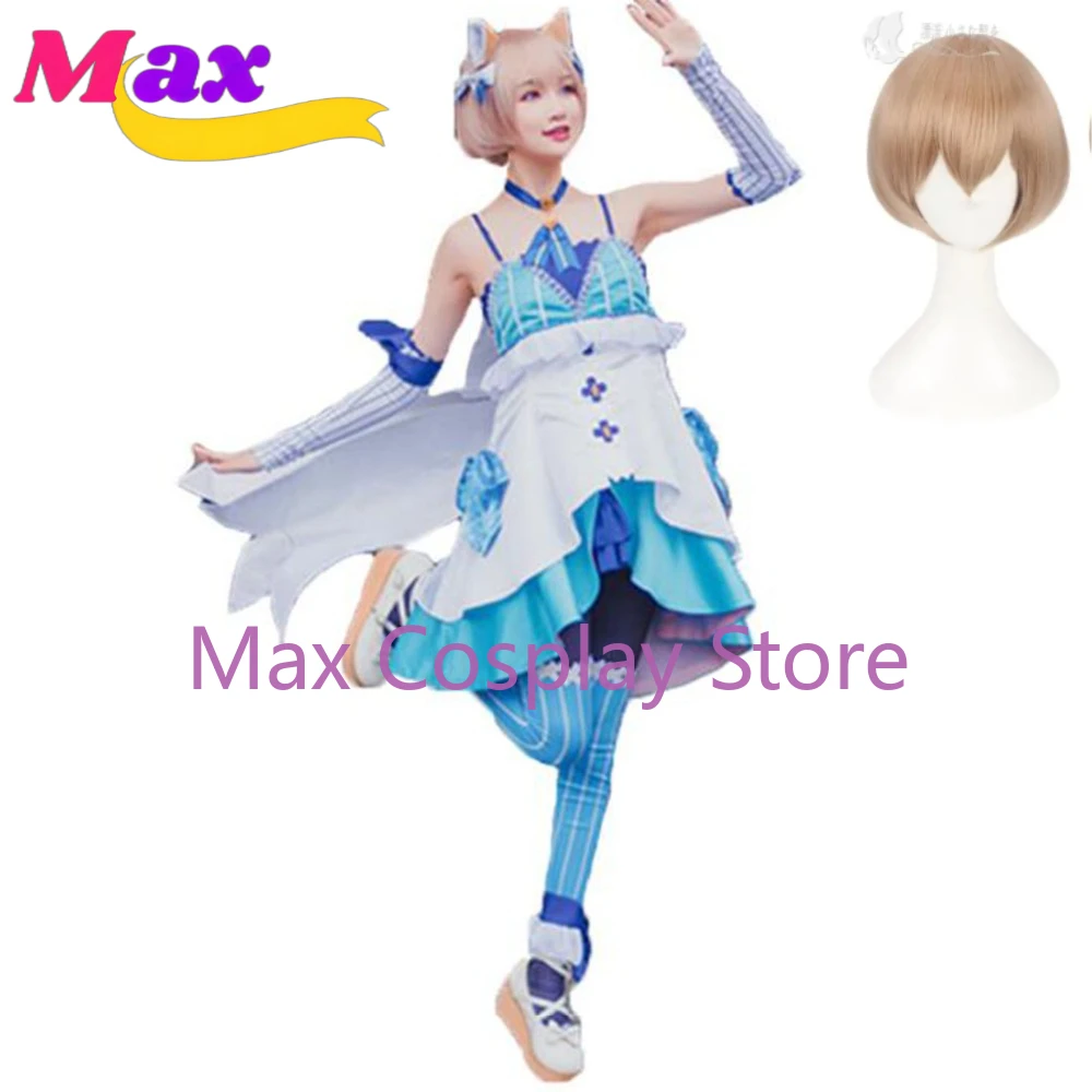 Max Cos Anime Kara Hajimeru Isekai Seikatsu Felix Cat Uniforms Cosplay Costume Felix Argyle Dress