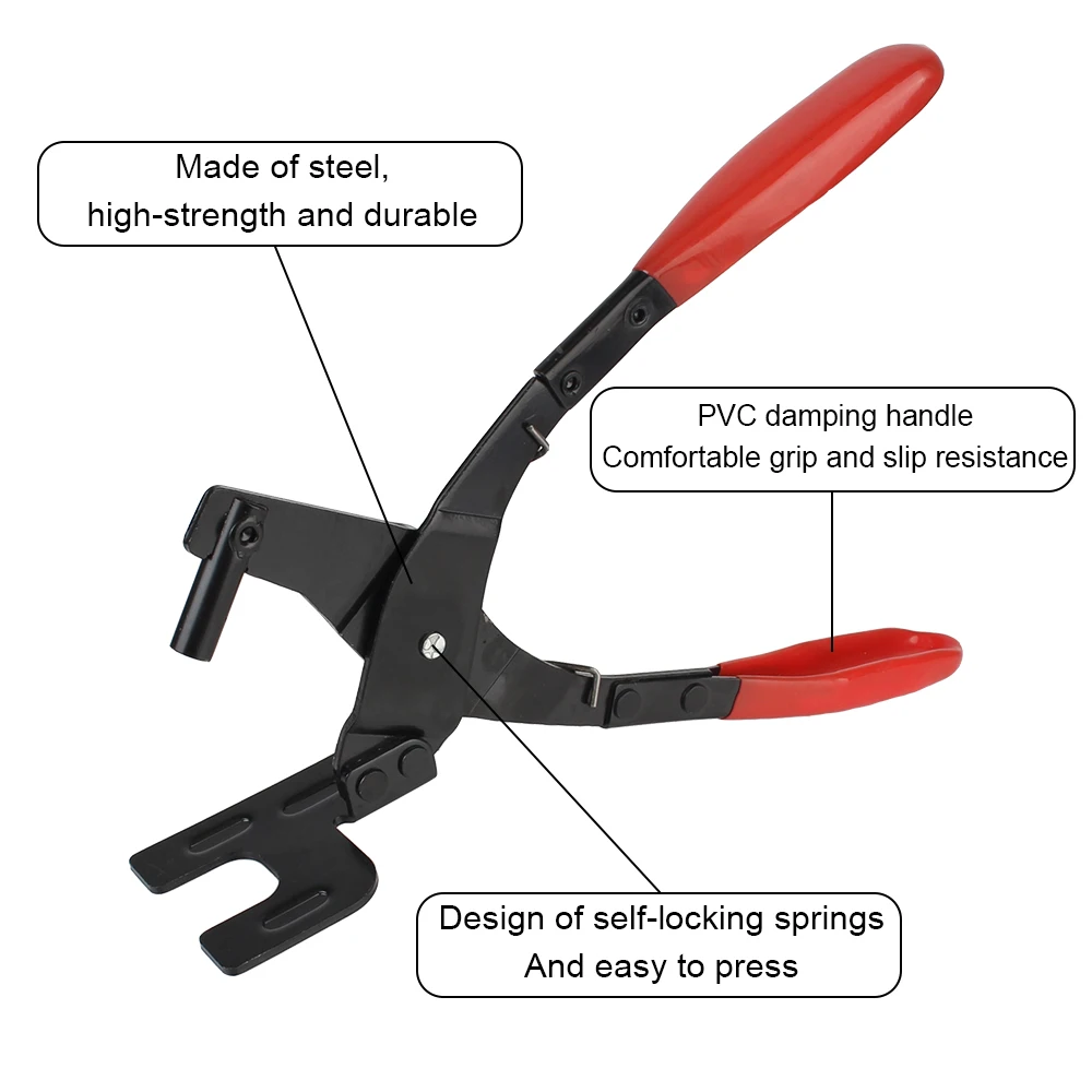 Removal Plier Car Exhaust Rubber Pad Plier Special Disassembly Tool Car Exhaust Hanger Tire Removal Tool Puller Tool