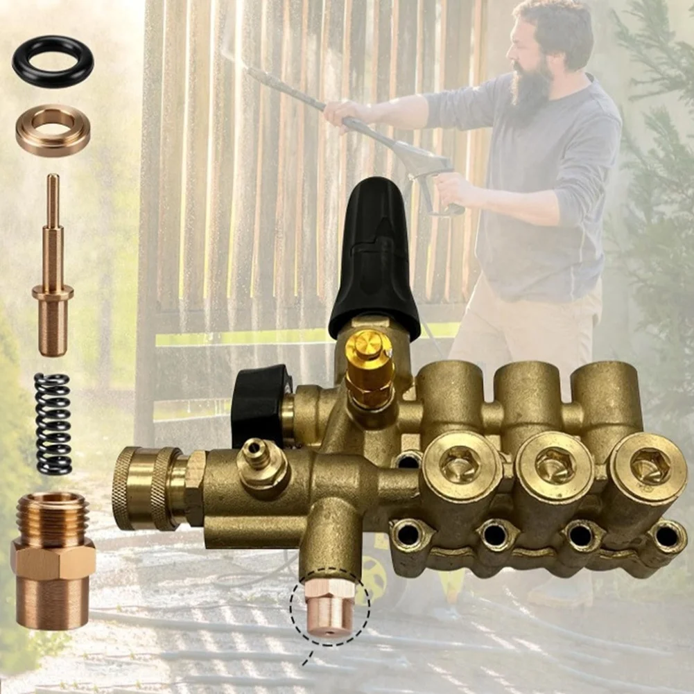 

Запасные части для мойки высокого давления ABFU - 7110117, клапан повышения давления для насосов Simpson DXPW3835 - в комплекте с комплектом клапанов