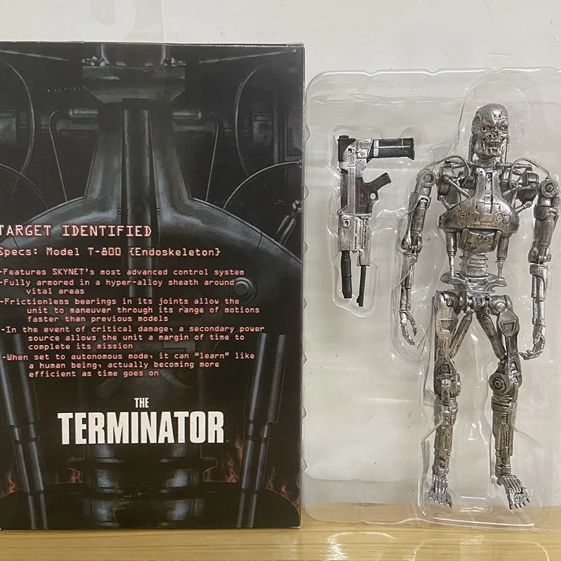 NECA The Terminator Endoskeleton T-800 PVC-Actionfigur The Terminator 2 Sammlermodell Spielzeug Bewegliche Montagepuppe – Detail 28