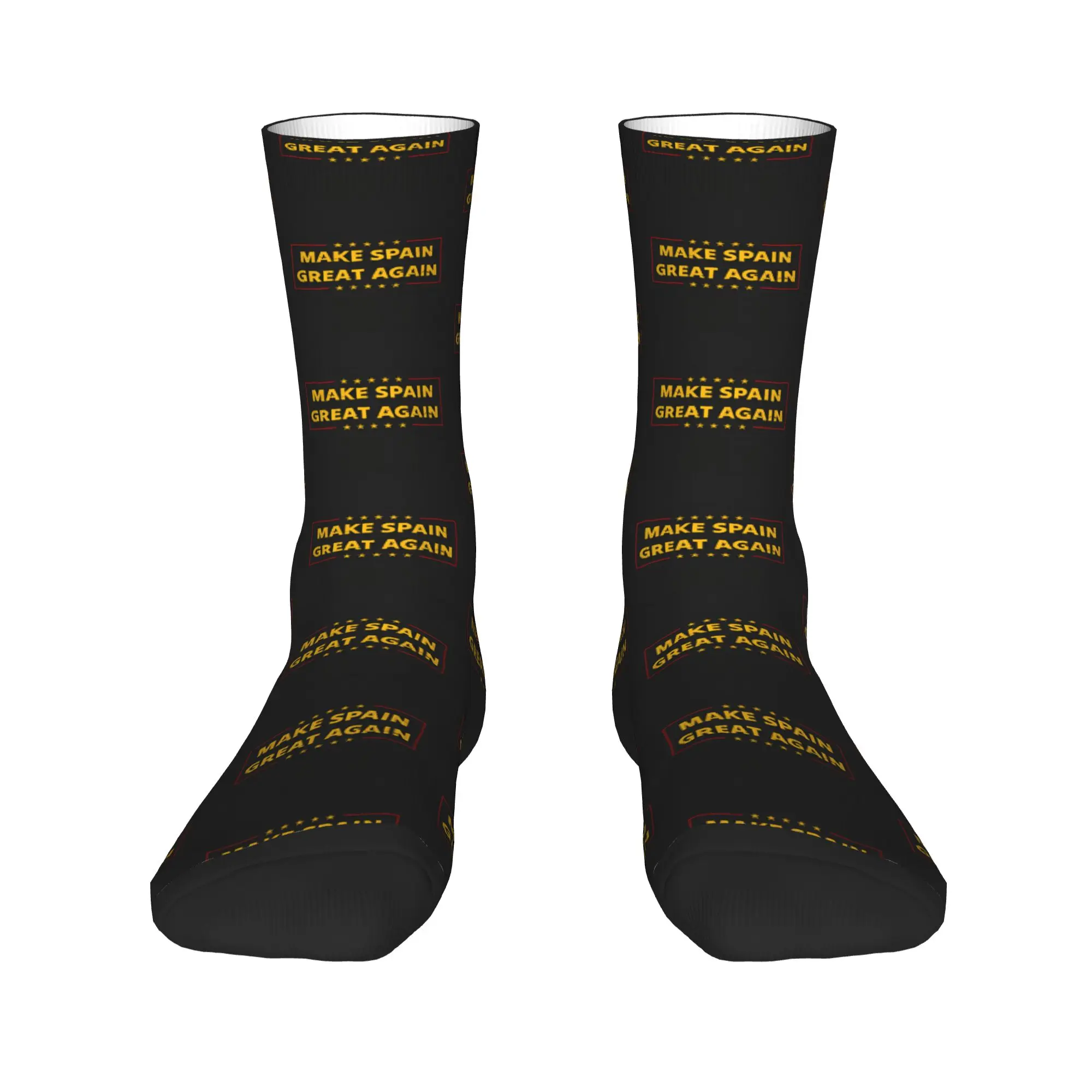Make Spain Great Again Socks Autumn  Stockings Novelty Couple Soft Breathable Socks Graphic Outdoor Anti-Slip Socks