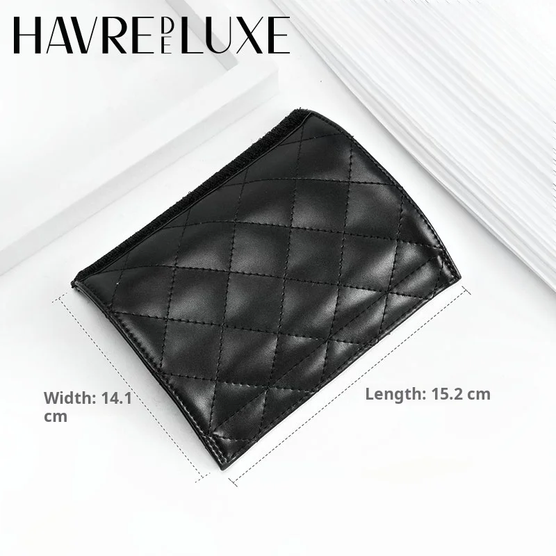 HAVREDEDLUXE Bag Chain Protector For Chanel 19woc Sheepskin Bag Zipper Anti-indentation Storage Leather Case