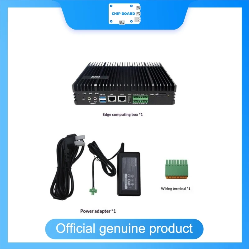 EMA BM1688 CV186AH AI Edge Computing Box Deep Learning Inference Server Embedded AI Development Platform