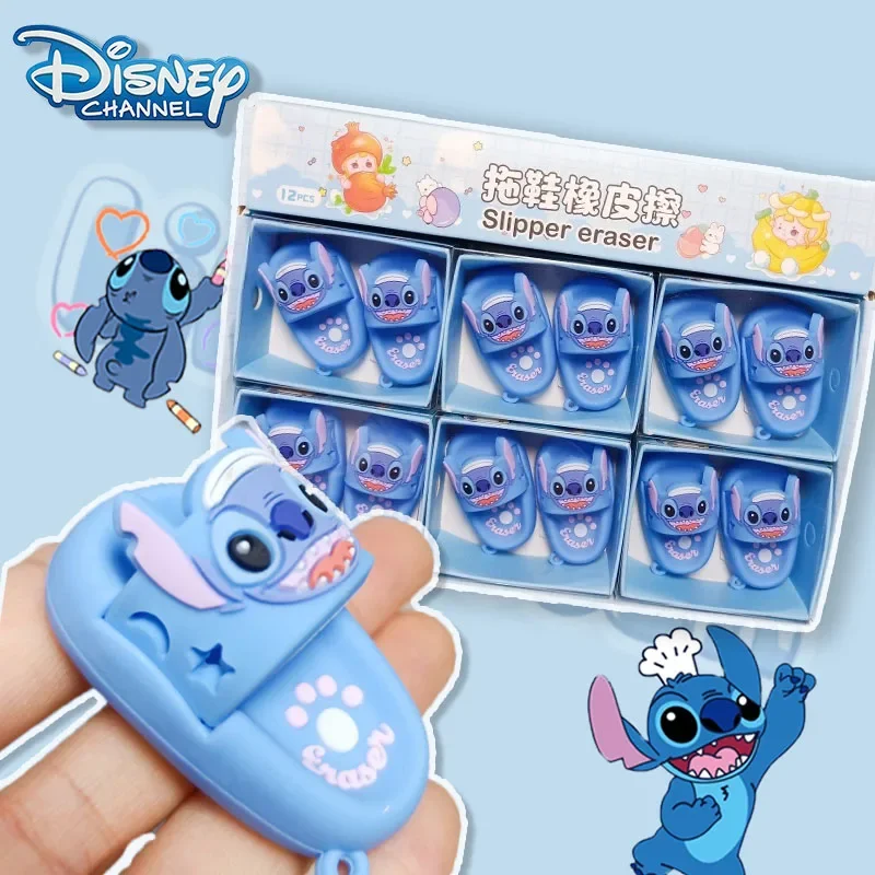 

Cartoon Disney Stitch Slipper Erasers Creative Characters Long Ears Stitchs Cute Mini Slipper Erasers School Supplies