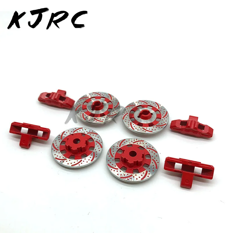 

4 pcs Aluminum Brake Disc Drive Hub For 1/7 Unlimited Desert Racer UDR RC Car Simulate Metal Brake Ppads RC Car Part