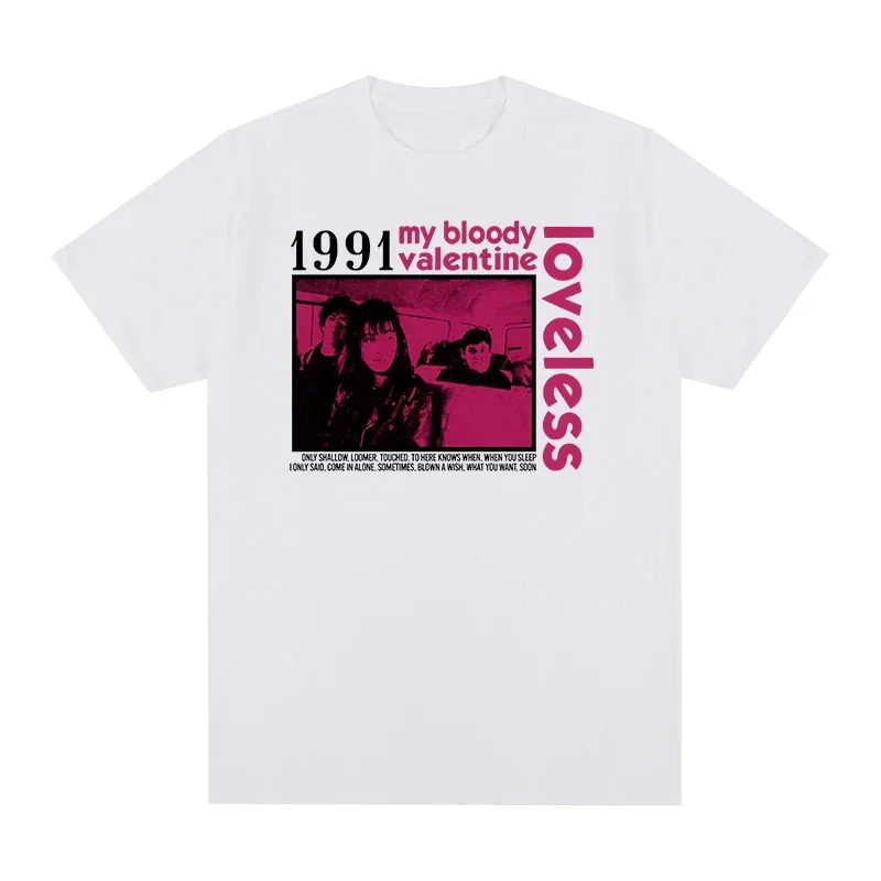 

My Bloody Valentine Loveless Original Artwork 1991 T-shirt Slowdive Men T Shirt New TEE TSHIRT Womens Tops Unisex