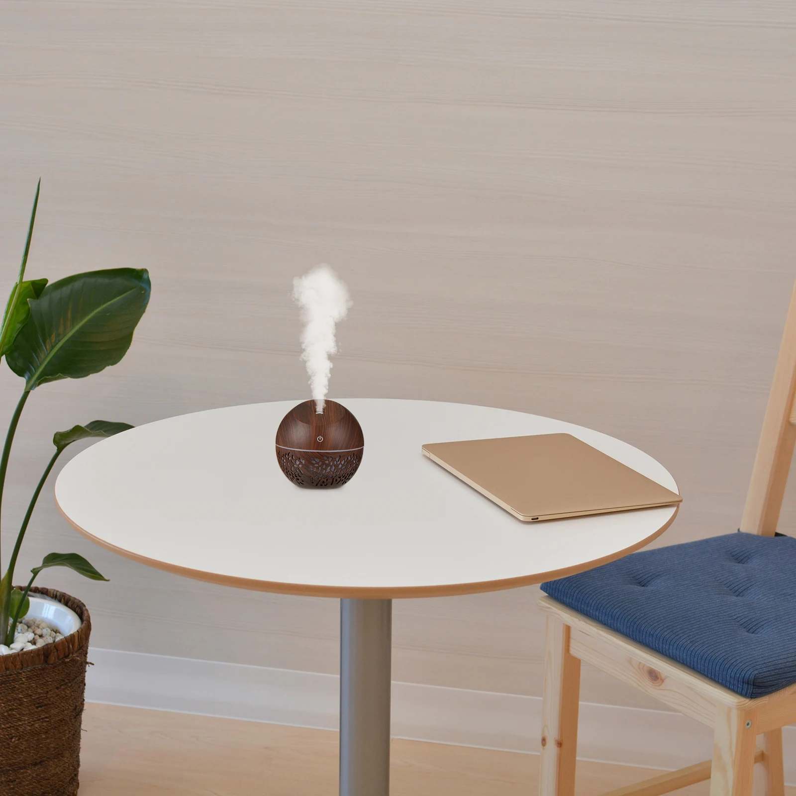 

Mushroom Aroma Diffuser Humidifier USB Charging Mini Night Light Essential Oil Lamp Air Purifier Moistener Quiet Sound Baby