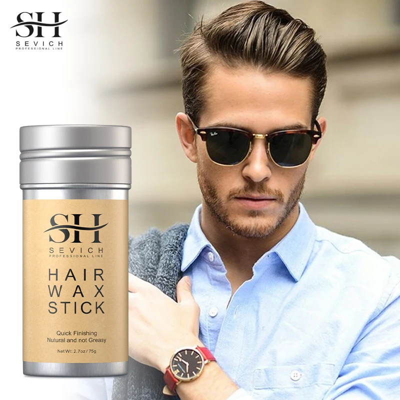 

Sevich Hair Wax Stick Broken Hair Artifact Hair Pomade Stick Hair Finishing Cream Edge Control Gel Fluffy Hair Styling Cream 75g