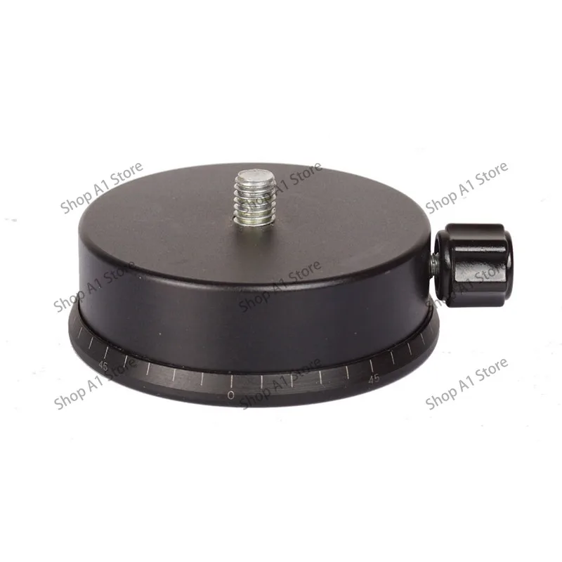 Panoramic Turntable Fine-tuning 360-degree ScaleAll-metal Universal Photography Tripod Board Seat PTZ Board Seat