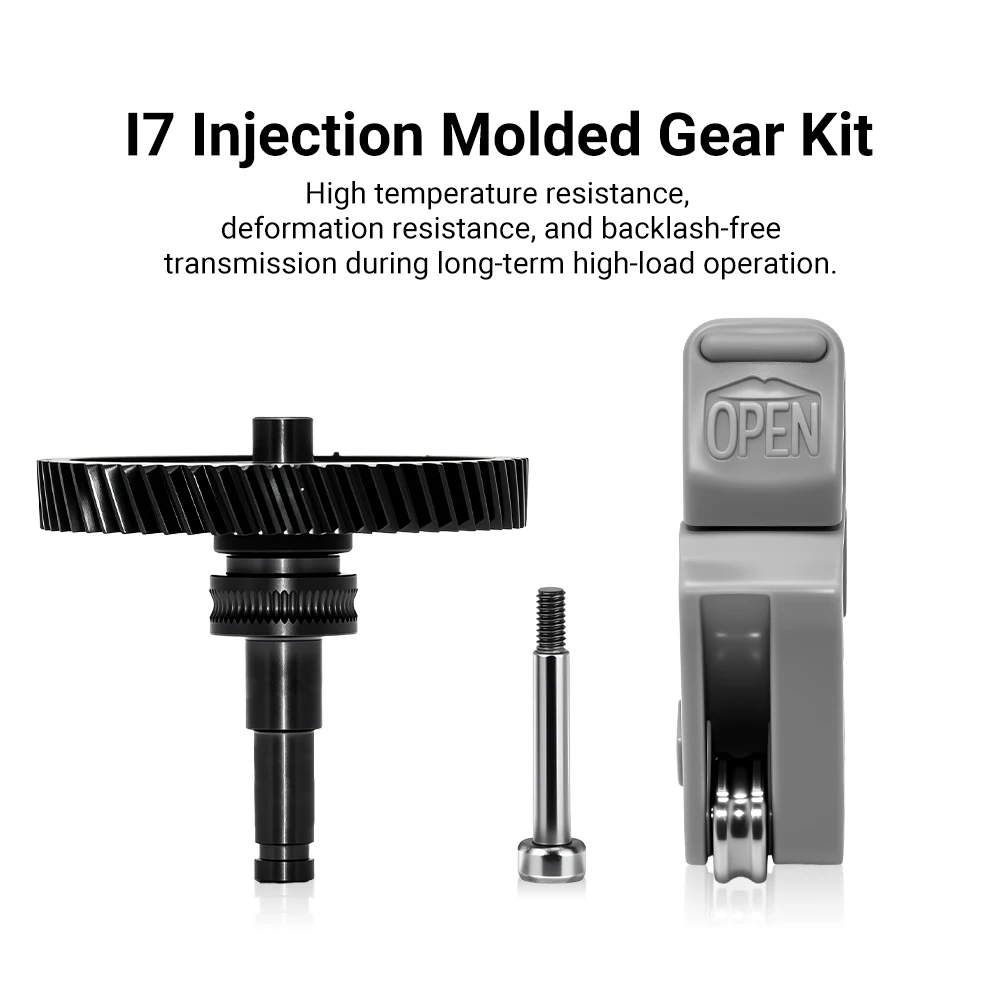 Creativity Sparkx I7 Extruder Gear Assembly Low Noise Wear-resistant Injection Molded Gear for i7 3D Printer Extrusion Parts