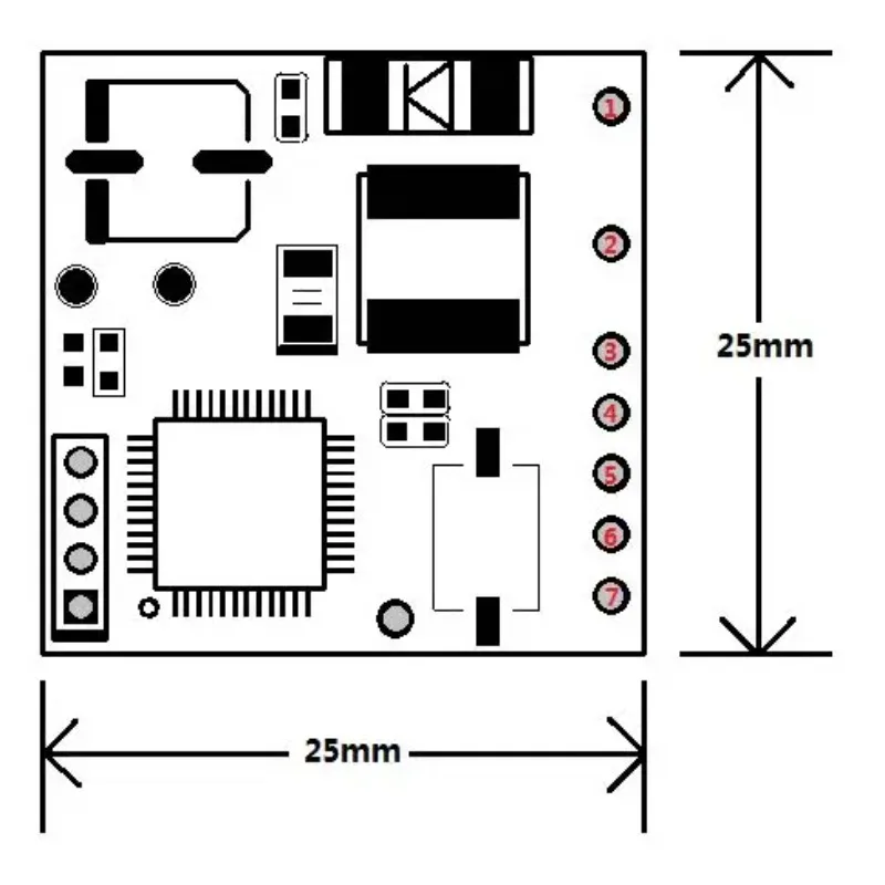 TPUART2 KNX Development Module - KNX Bus Transceiver Board with Serial Interface for Smart Home Projects