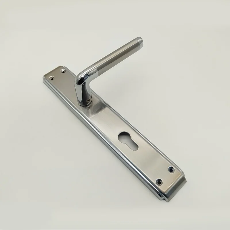 

High quality panel handle for chrome glazed door lock P-A-06