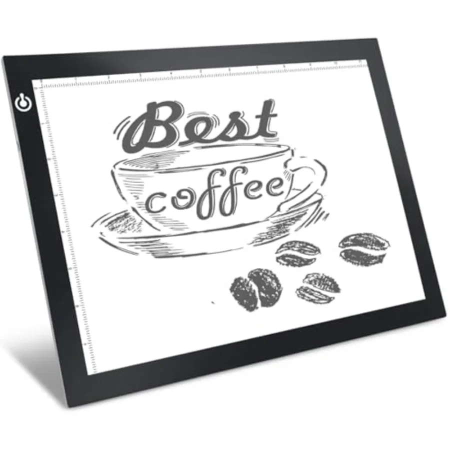 

Black A4 Dimmable LED Artcraft Light Box Tracer Slim Light Pad Portable Tablet USB Power Cable Copy Drawing Board Tracing Table