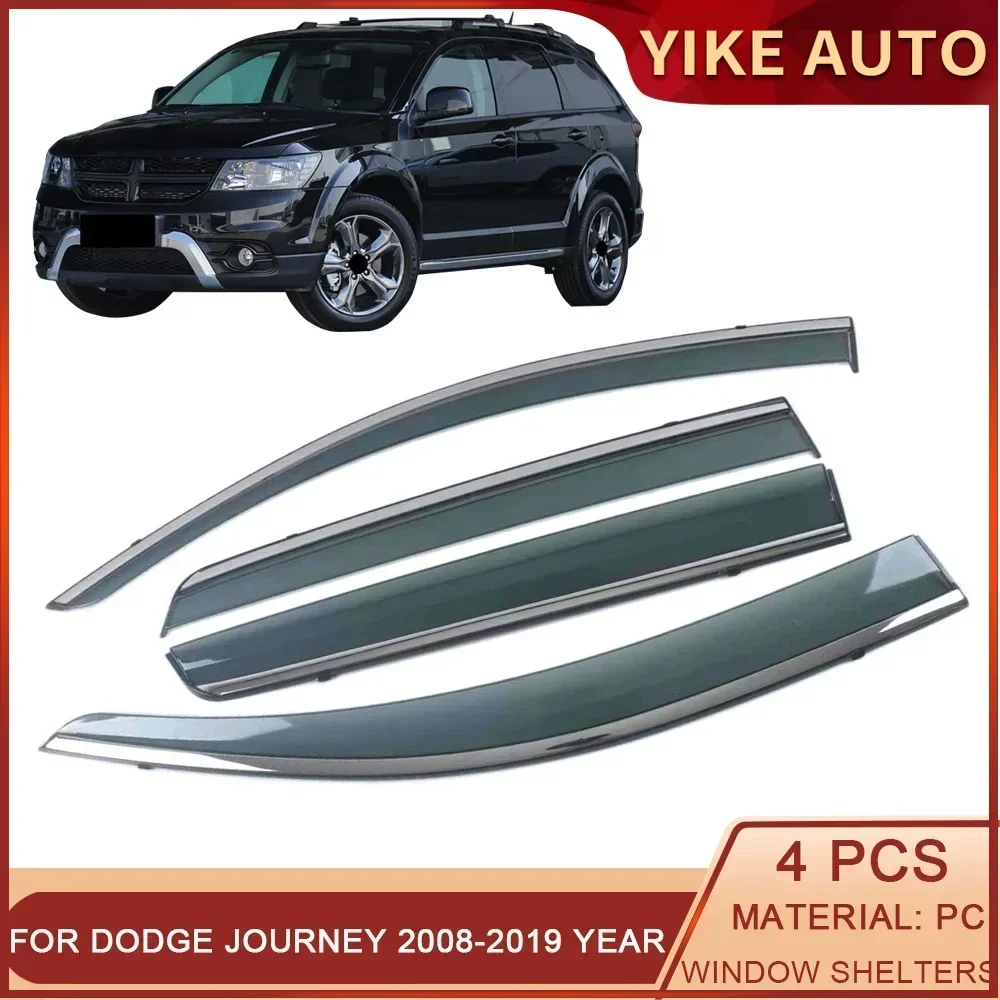 

Для DODGE Journey 2008-2020 окно автомобиля козырек от солнца и дождя козырьки щит укрытие защитная крышка рамка наклейка внешние аксессуары