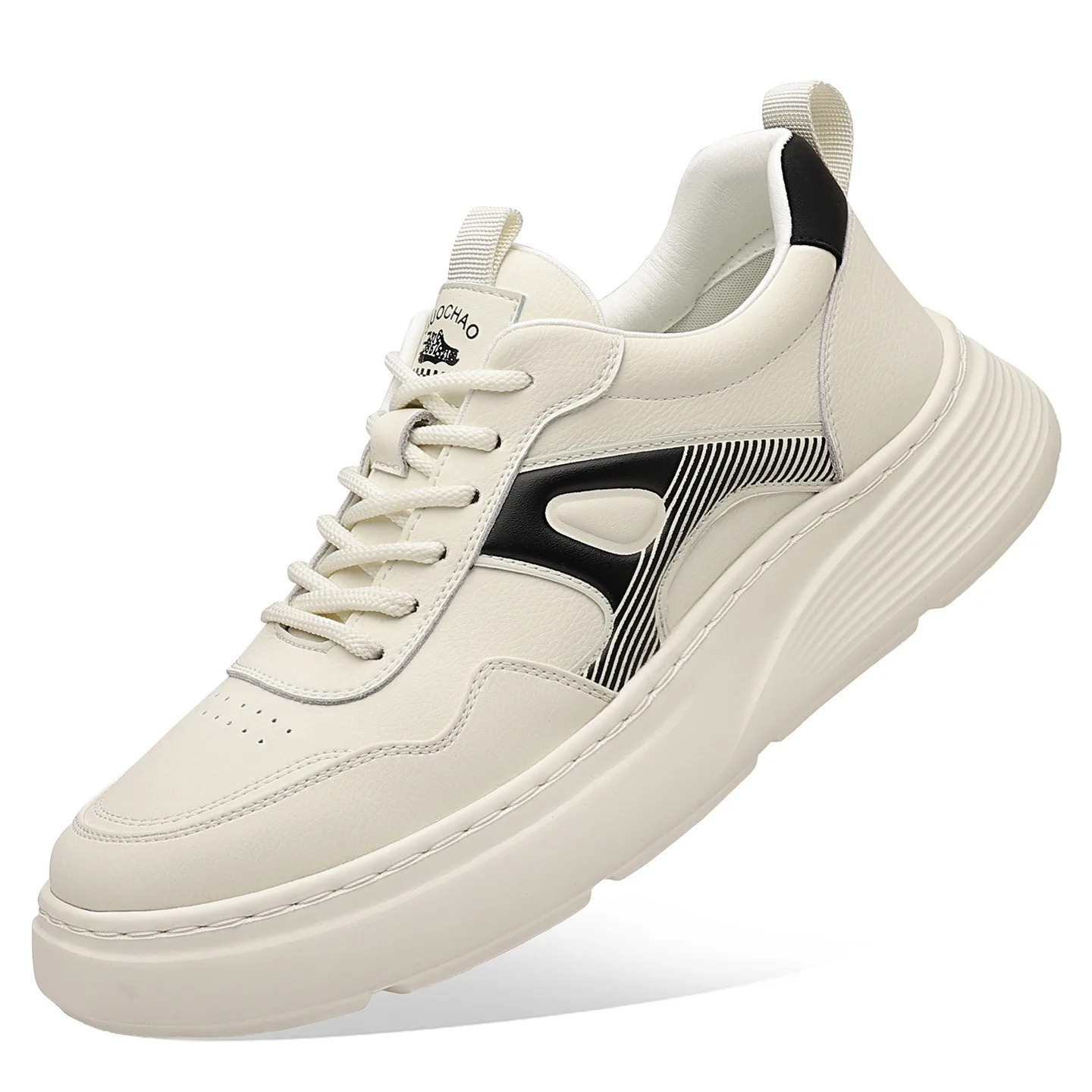 

Winter New Designer Board Shoes for Men Fashion Casual Leather Sneakers Man Solid Color Lace Breathable Sports Shoes Male