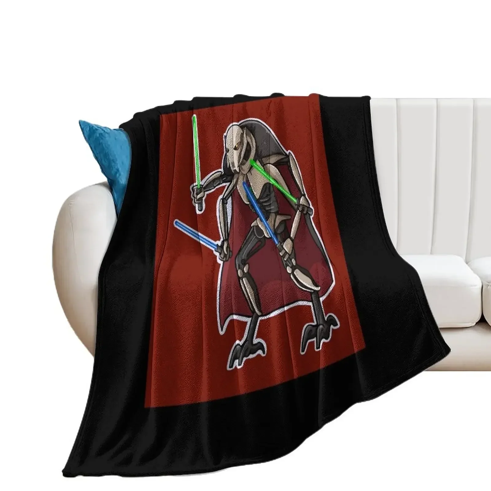 General Grievous chibi Premium Scoop Throw Blanket valentine gift ideas manga Blankets
