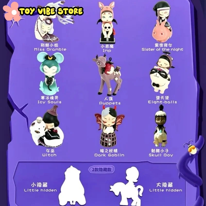 

Подлинная серия Lilith Magic Club, слепая коробка Tide Play, милые украшения, загадочная коробка, игрушка-сюрприз, фигурка, настольная игрушка на Хэллоуин, подарок