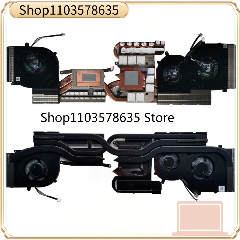 MS-17N1 Radiator Cooler with Dual Fans Fit MSI Creator Z17 A12UHST Laptop