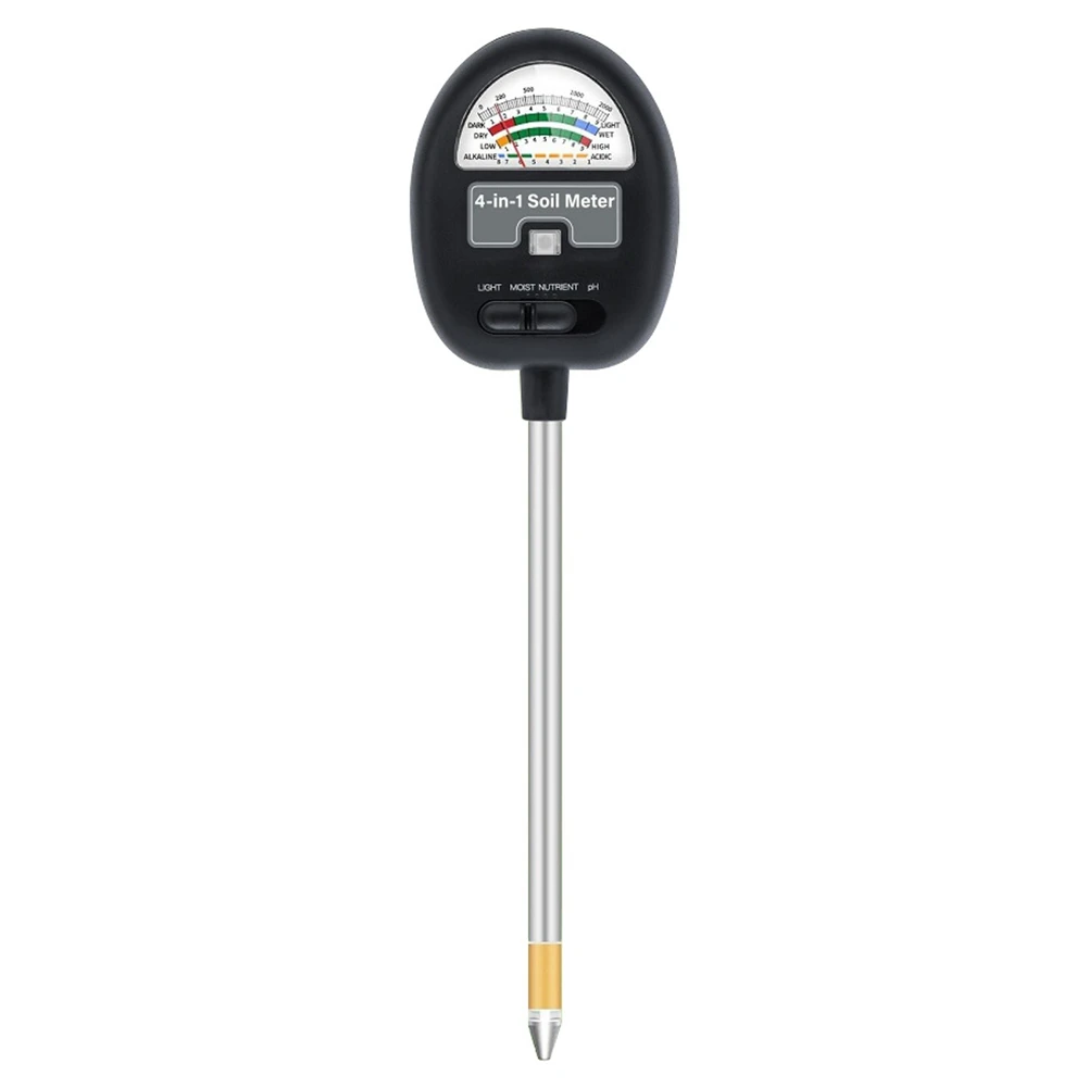 

4-In-1 Soil Moisture Meter Soil PH Meter Soil Water Meter Soil Tester For Moisture For Garden/Farm/Plants