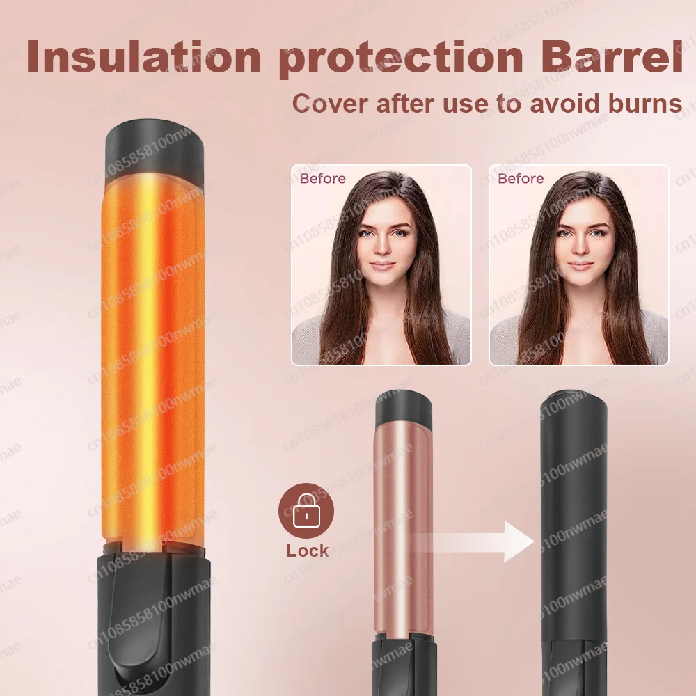 

Portable 25mm Electric Curling Iron Mini Travel Hair Tool Home PTC Heater