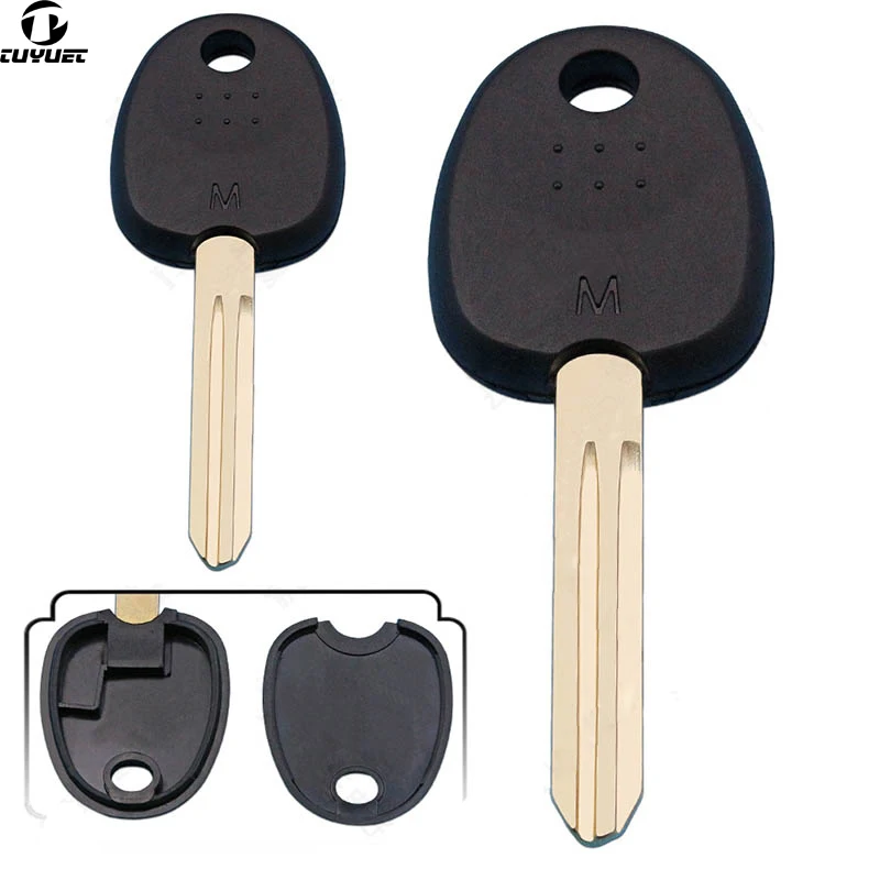 

10PCS Transponder Key Shell for Hyundai Elantra Replacement Left Side Key Blade Car Key Blanks