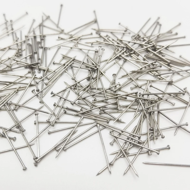 300 Stück 35mm Edelstahl-Nähnadeln, Gerade Nähnadeln mit feinem Satinkopf für DIY-Schmuckherstellung und Nähwerkzeuge – Detail 3