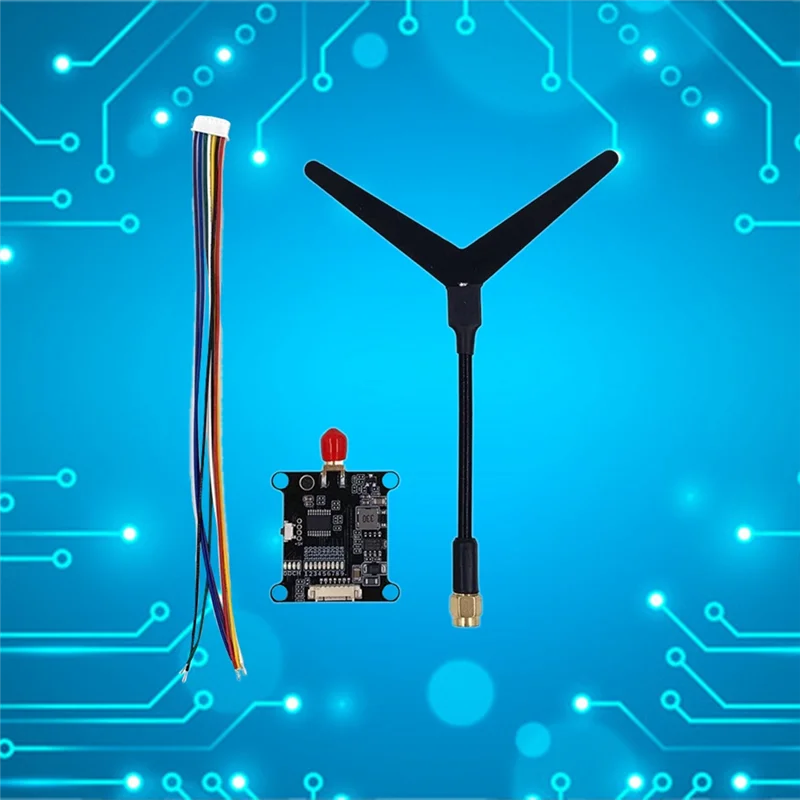 

AM-1.2G 1.6W Video Transmission Emitter VTX 1120-1360 Mhz 8 Channels For RC Racing Drone