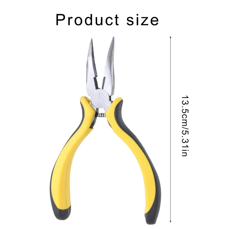 X37E Heavy Duty Chicken Bone Feet Deboning Pliers Curved Nose Spring Loaded Nonslip Grip Kitchen Gadget for Easy Bone Removal