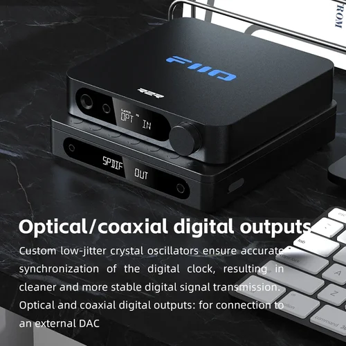 Imagen 2 del producto Reproductor de Cd estéreo portátil multifuncional Fiio Dm13 con batería de larga duración, compatible con raspado Usb, óptico/coaxial/3,5mm/4,4mm