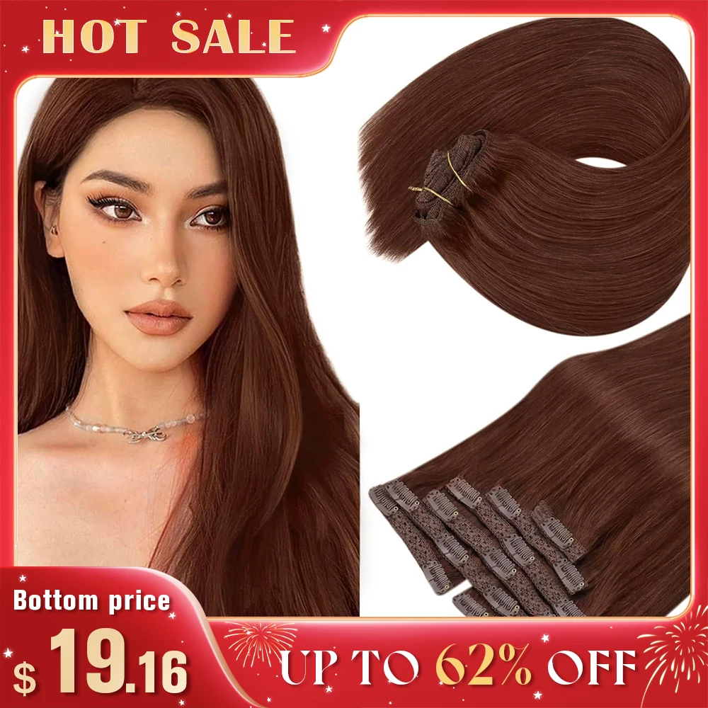 فيسوني-وصلات شعر بشري طبيعية للنساء ، مشابك شعر ، بالات ، * ،