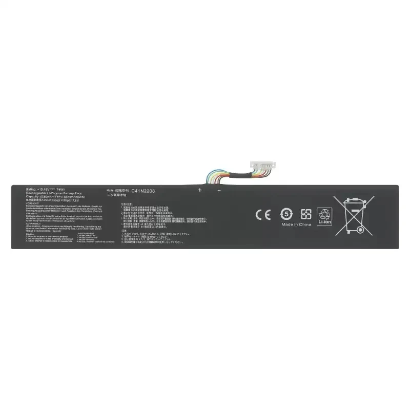 

Аккумулятор C41N2208 для игровых портативных устройств ASUS ROG ALLY серии RC71L/PC71L, модернизированный, с увеличенной емкостью 74 Вт·ч, в комплекте со всеми инструментами для установки.