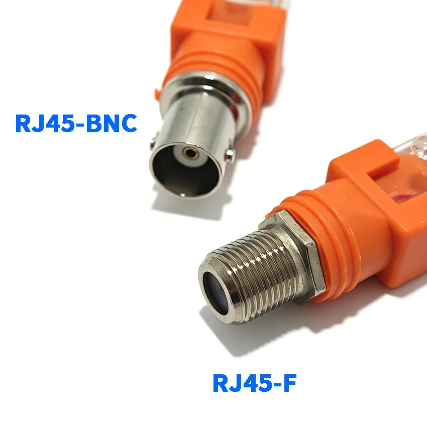 Adaptateur coaxial F-head BNC-RJ45 pour câble TV, prise femelle F TV vers connecteur mâle RJ45, coupleur coaxial RJ45 vers RF