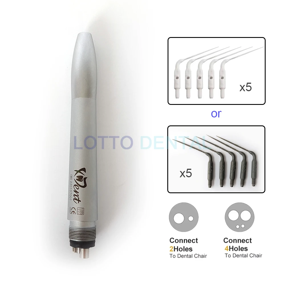 dental-air-scaler-handpiece-endodontic-irrigation-activation-with-5-pcs-endodontics-plastic-tips-2-4-holes-dentistry-tools